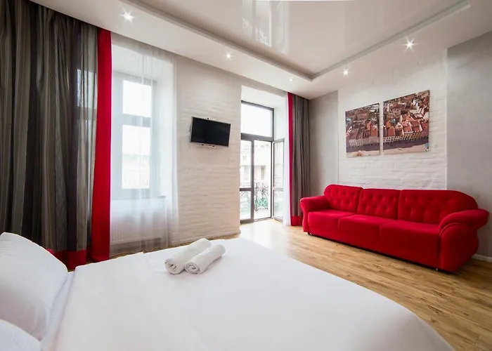 Appartamento Miskevycha Square 5a Apartment- View Of The Center Of With A Balcony