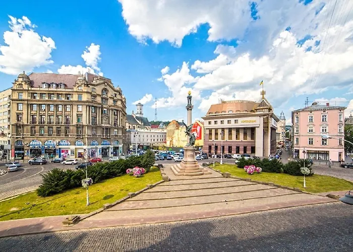 Apartment Miskevycha Square 5a Apartment- View Of The Center Of With A Balcony Lviv